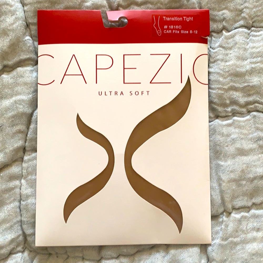 Capezio NIB Caramel Transition Tights Size 8-12